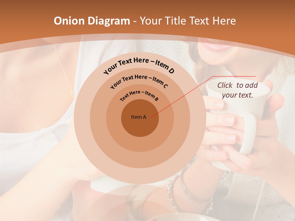 Woman Mugs Friendly PowerPoint Template