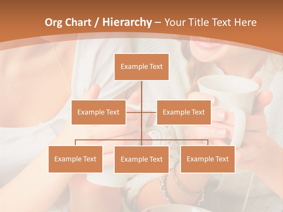 Woman Mugs Friendly PowerPoint Template
