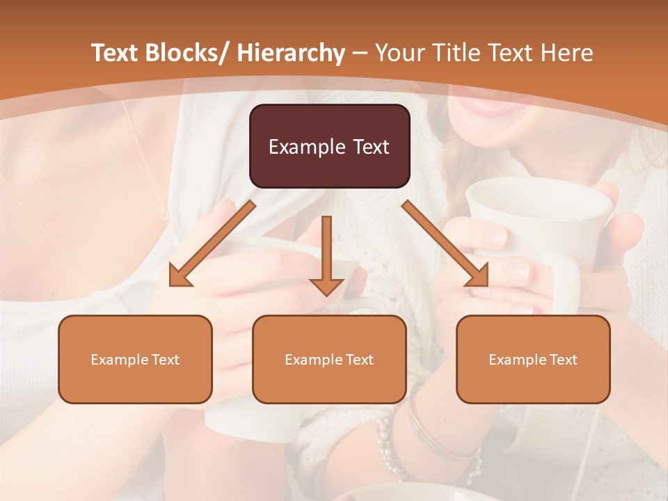 Woman Mugs Friendly PowerPoint Template