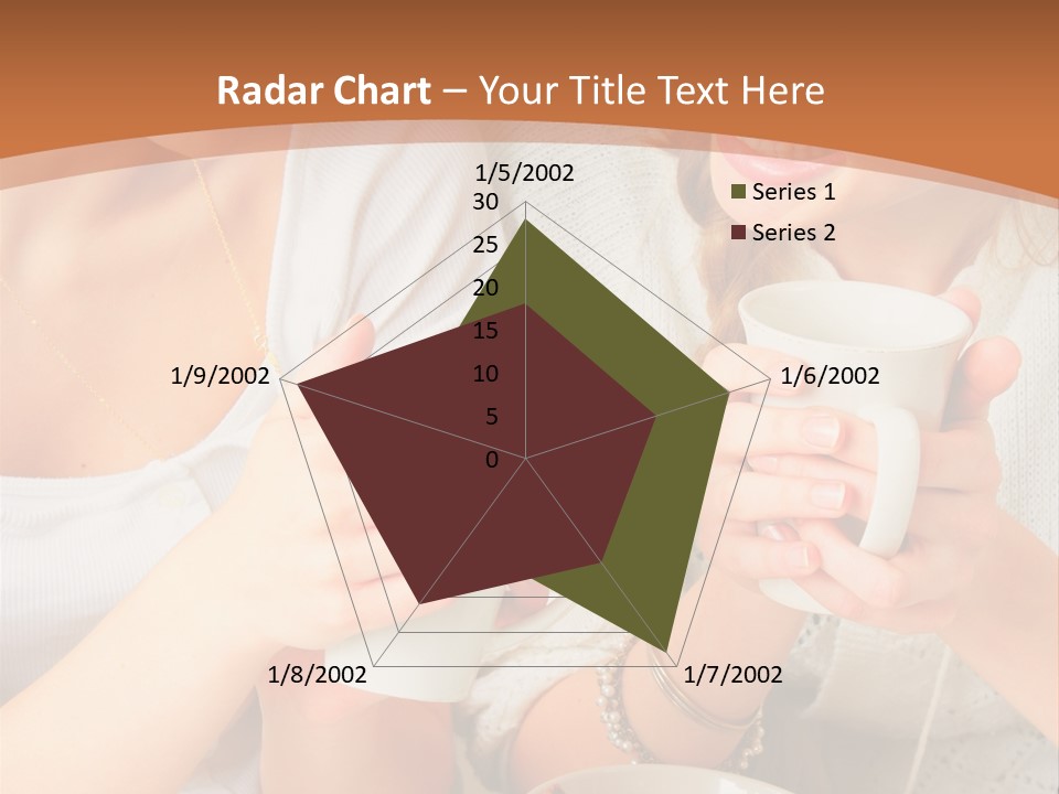 Woman Mugs Friendly PowerPoint Template