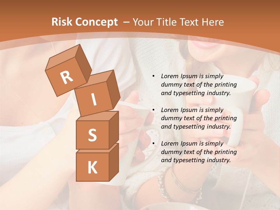 Woman Mugs Friendly PowerPoint Template