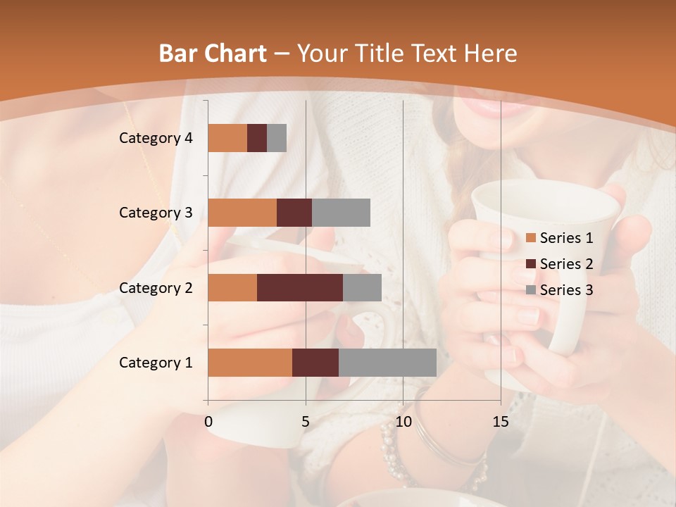 Woman Mugs Friendly PowerPoint Template
