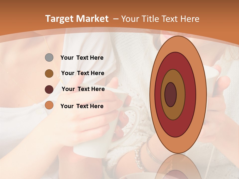 Woman Mugs Friendly PowerPoint Template