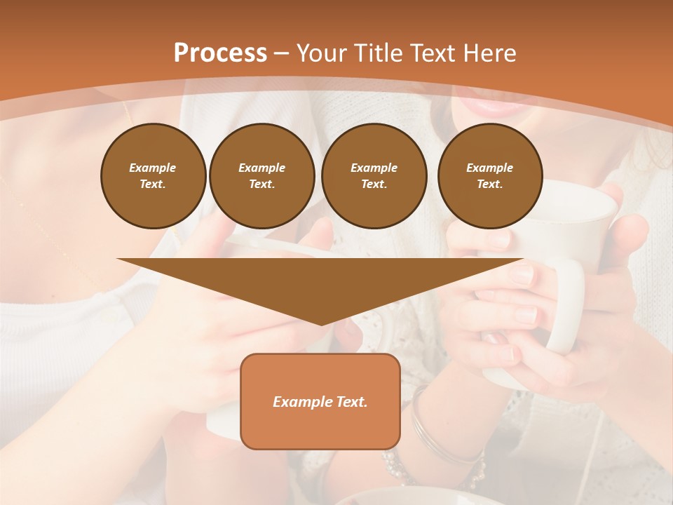 Woman Mugs Friendly PowerPoint Template