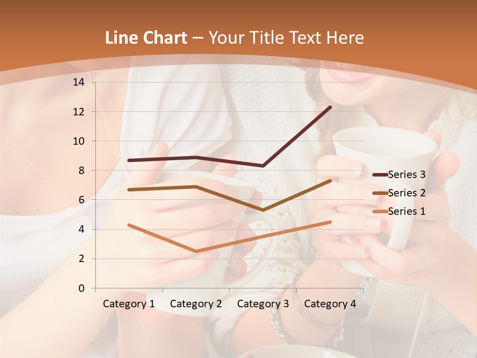 Woman Mugs Friendly PowerPoint Template