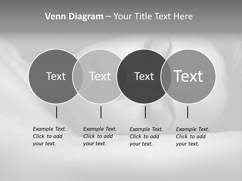 Bed Face Person PowerPoint Template