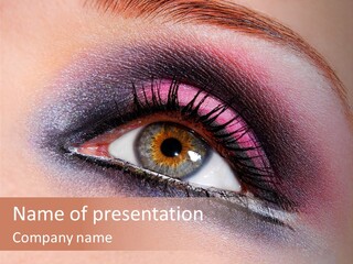 Woman Creativity Fashion PowerPoint Template