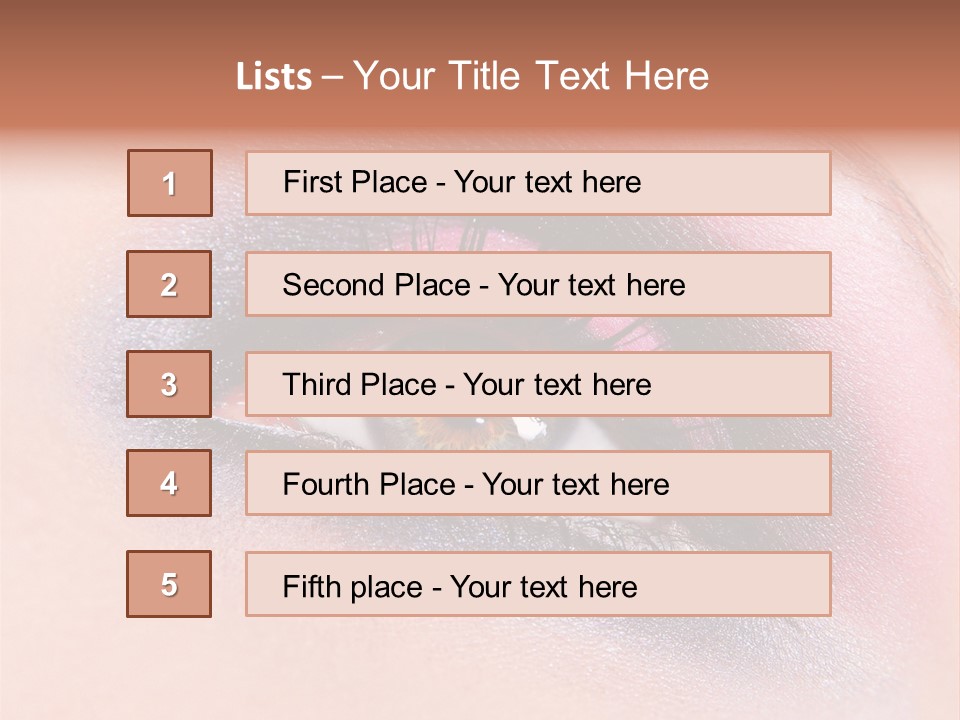 Woman Creativity Fashion PowerPoint Template