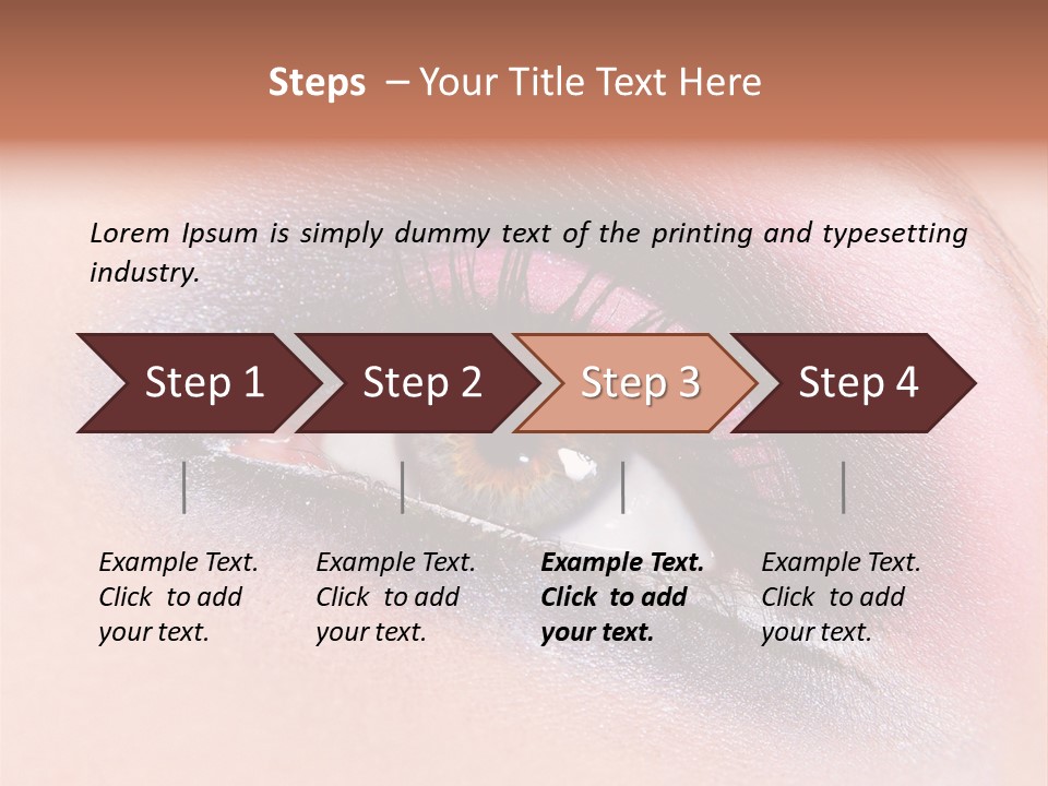 Woman Creativity Fashion PowerPoint Template