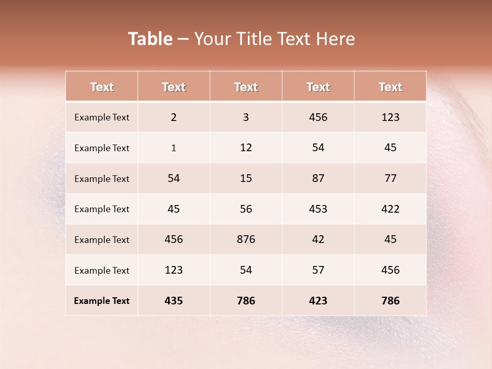 Woman Creativity Fashion PowerPoint Template