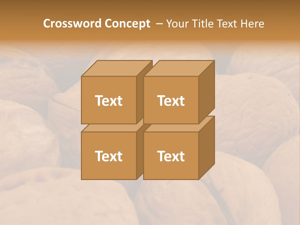 Beige Nut Eat PowerPoint Template