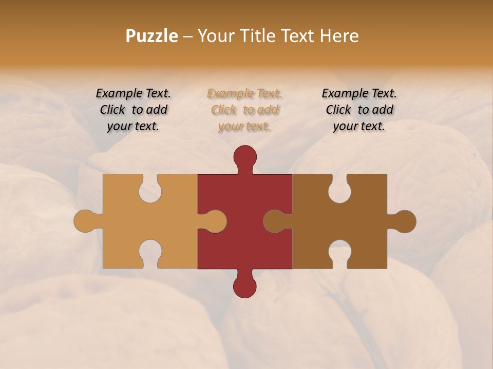 Beige Nut Eat PowerPoint Template