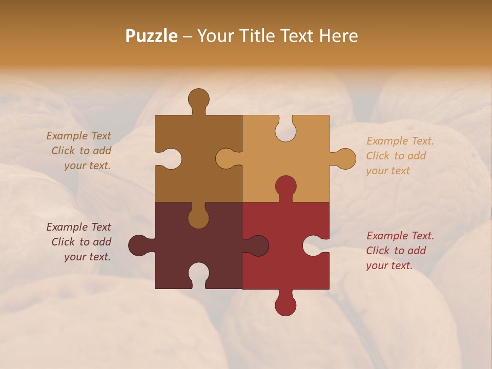 Beige Nut Eat PowerPoint Template