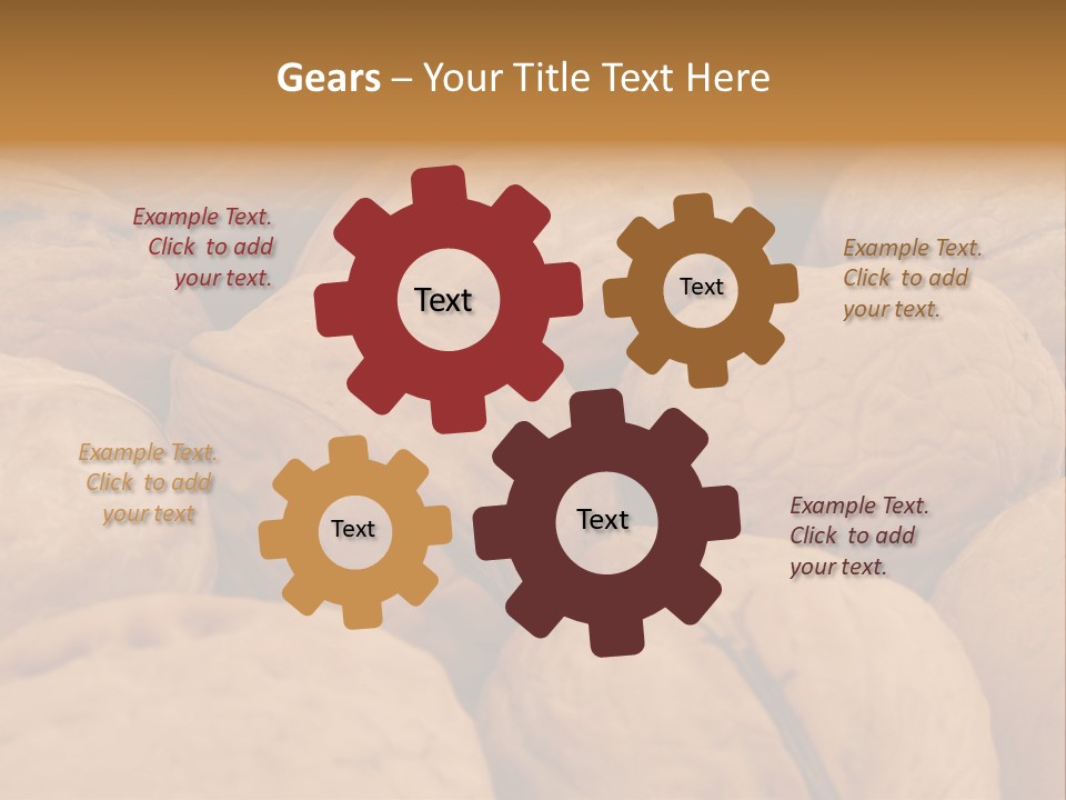 Beige Nut Eat PowerPoint Template