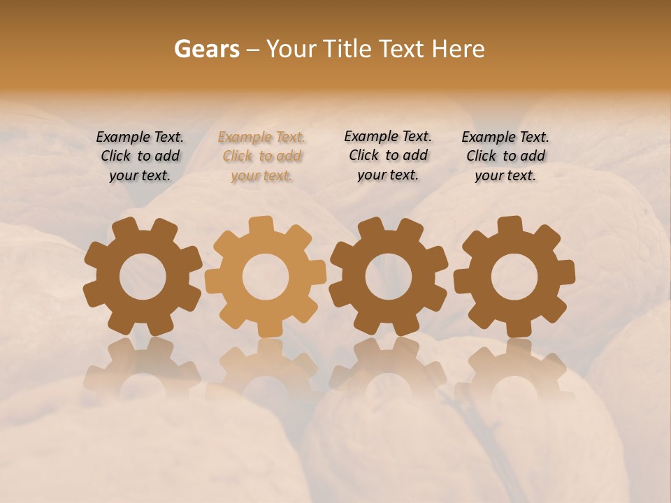 Beige Nut Eat PowerPoint Template