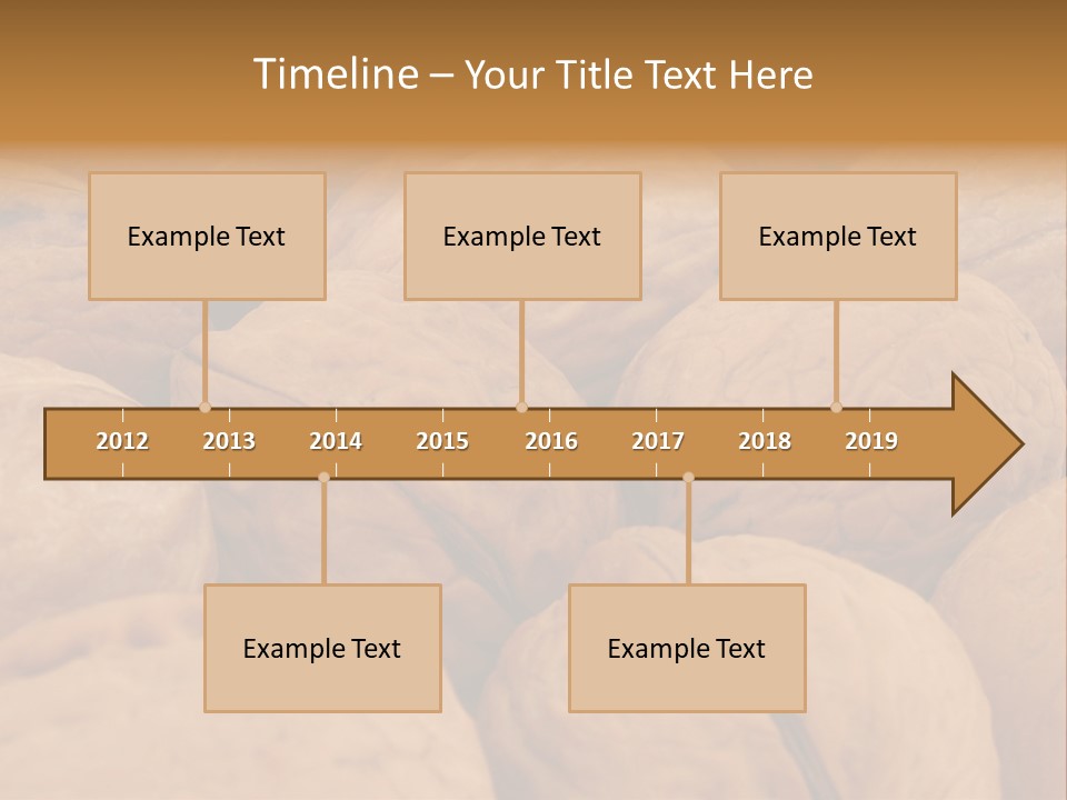 Beige Nut Eat PowerPoint Template