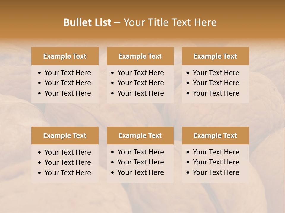 Beige Nut Eat PowerPoint Template