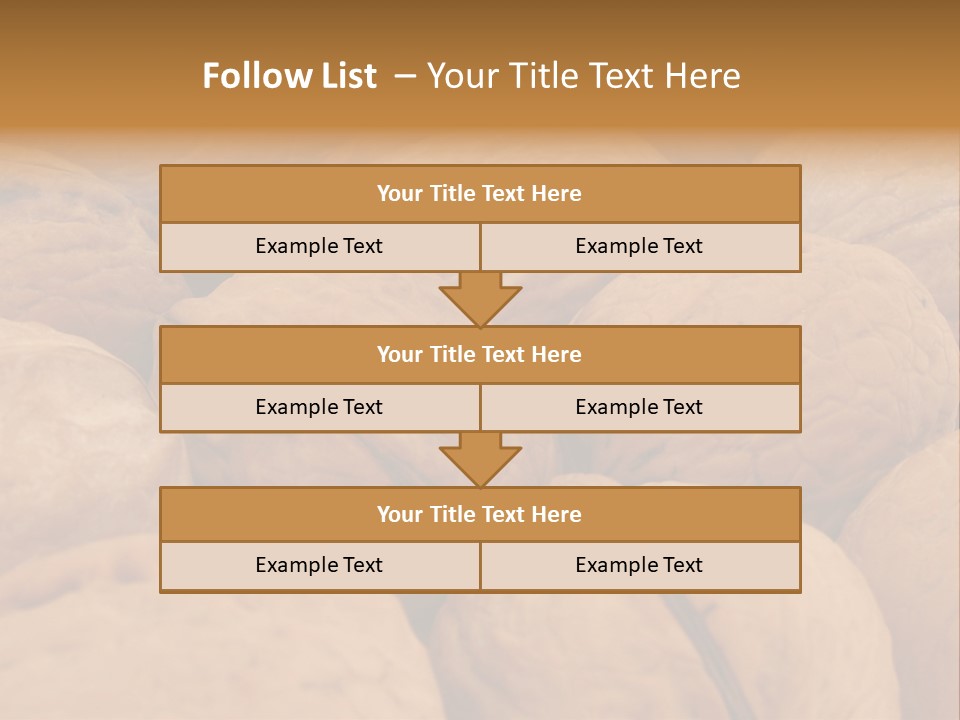 Beige Nut Eat PowerPoint Template