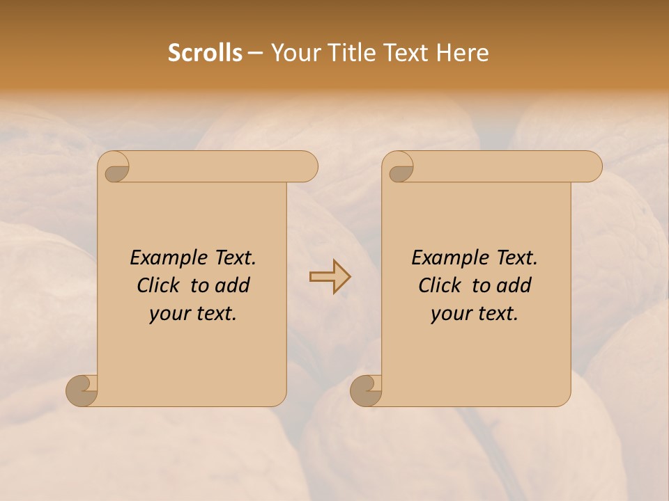 Beige Nut Eat PowerPoint Template