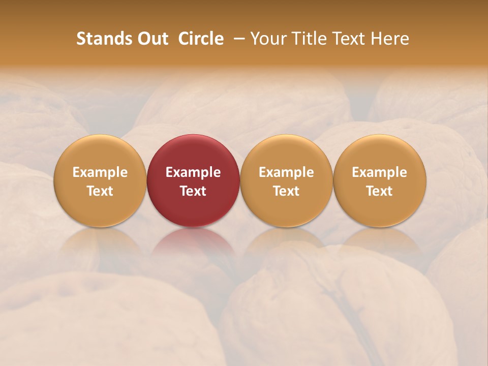 Beige Nut Eat PowerPoint Template