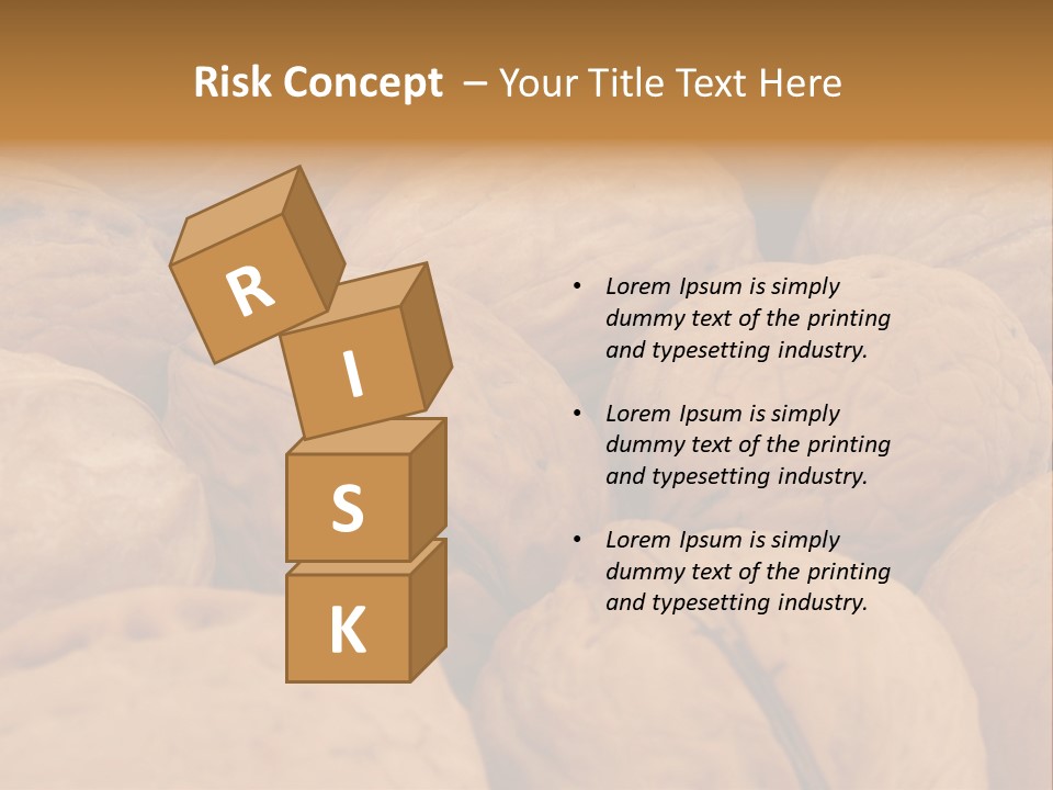 Beige Nut Eat PowerPoint Template