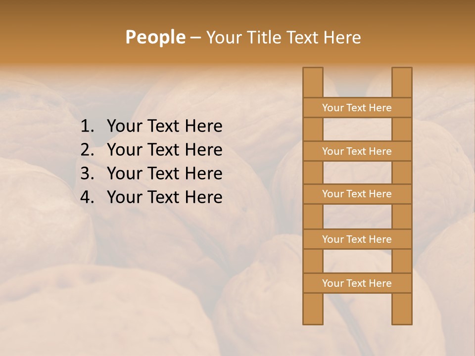 Beige Nut Eat PowerPoint Template
