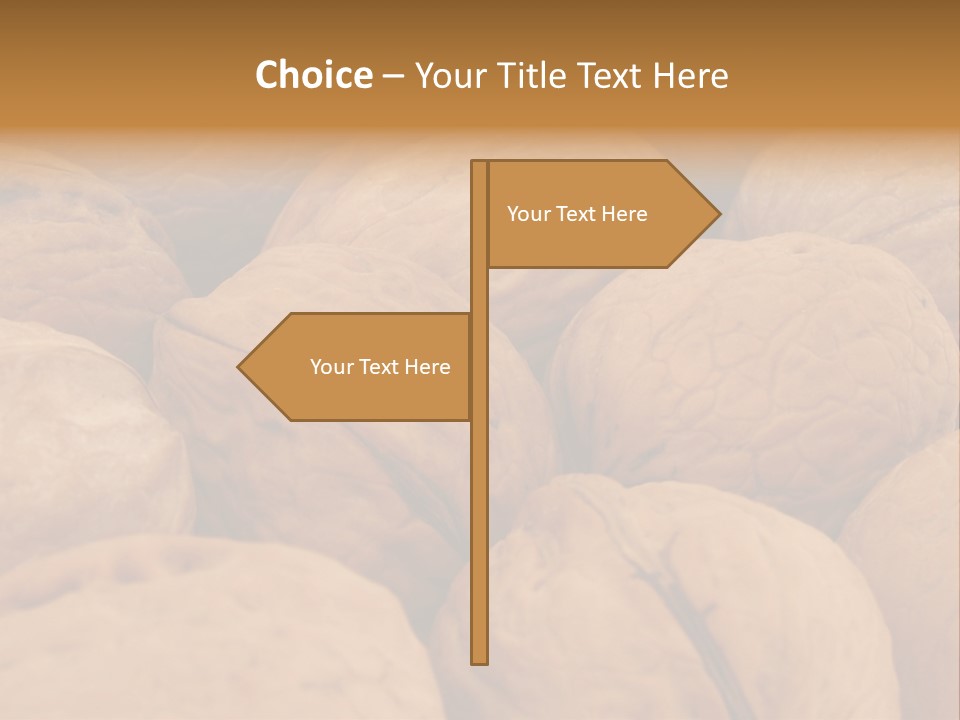 Beige Nut Eat PowerPoint Template