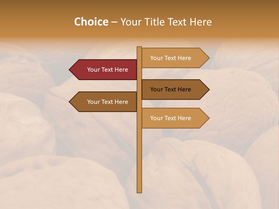 Beige Nut Eat PowerPoint Template