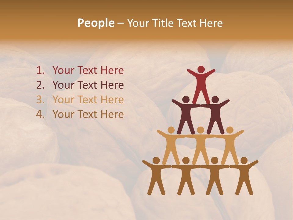 Beige Nut Eat PowerPoint Template