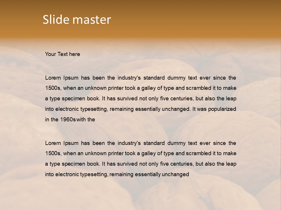 Natural Open Selection PowerPoint Template