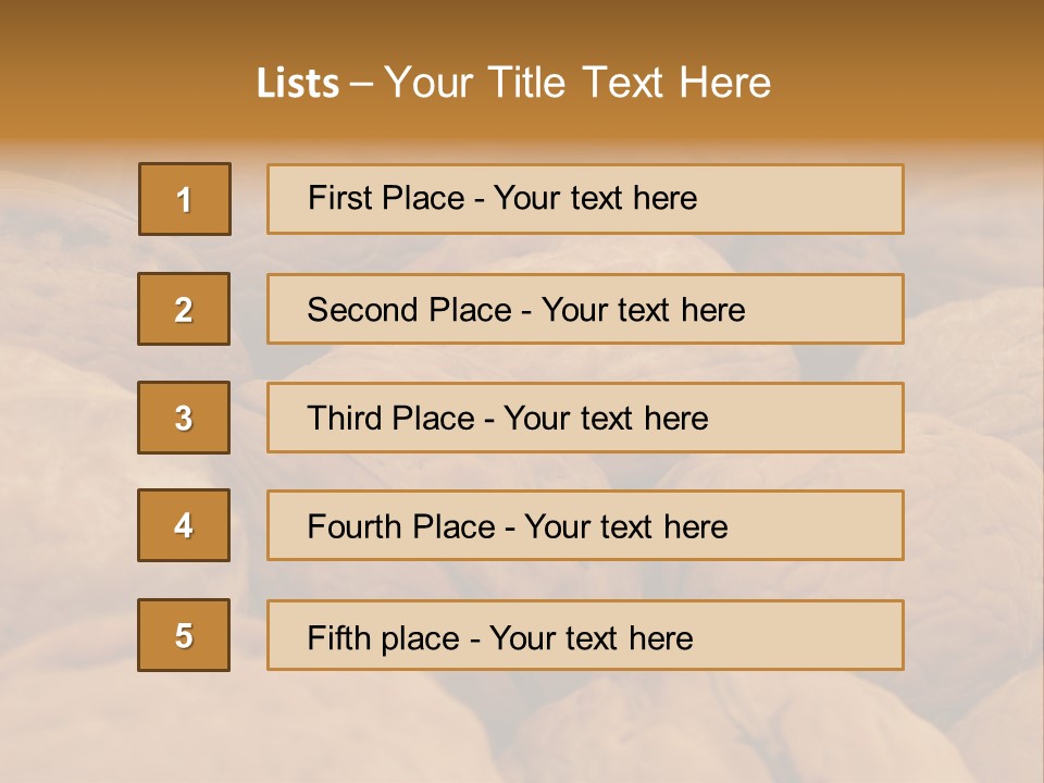 Natural Open Selection PowerPoint Template