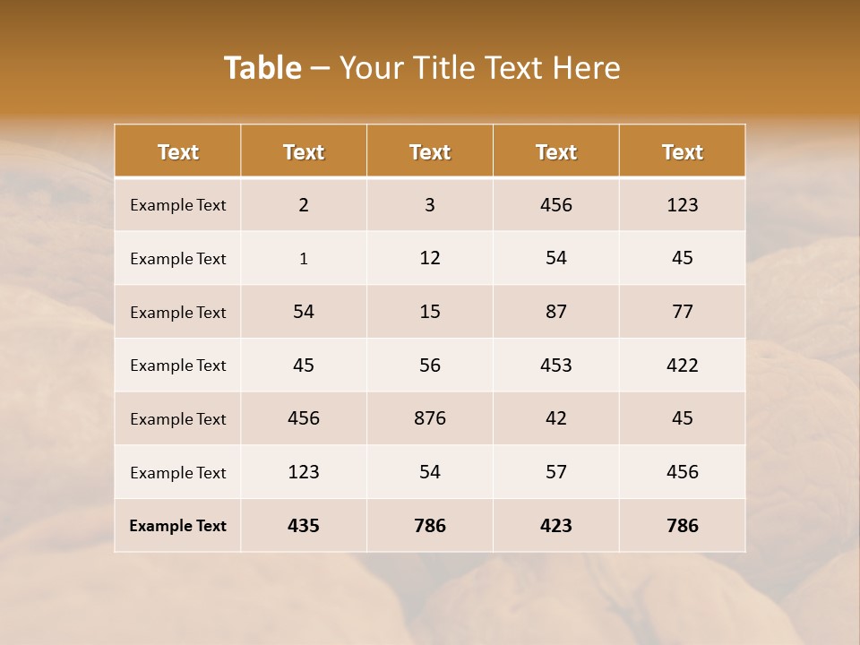 Natural Open Selection PowerPoint Template