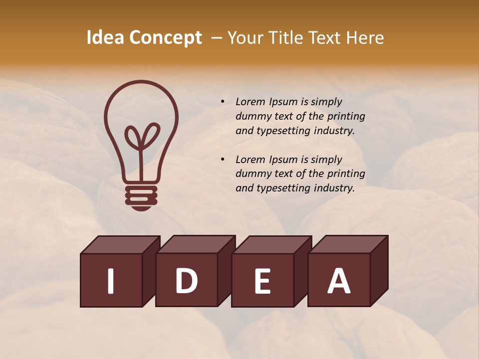 Natural Open Selection PowerPoint Template