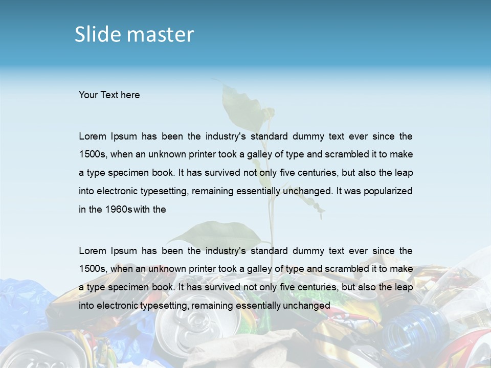 Used Concept Industrial PowerPoint Template