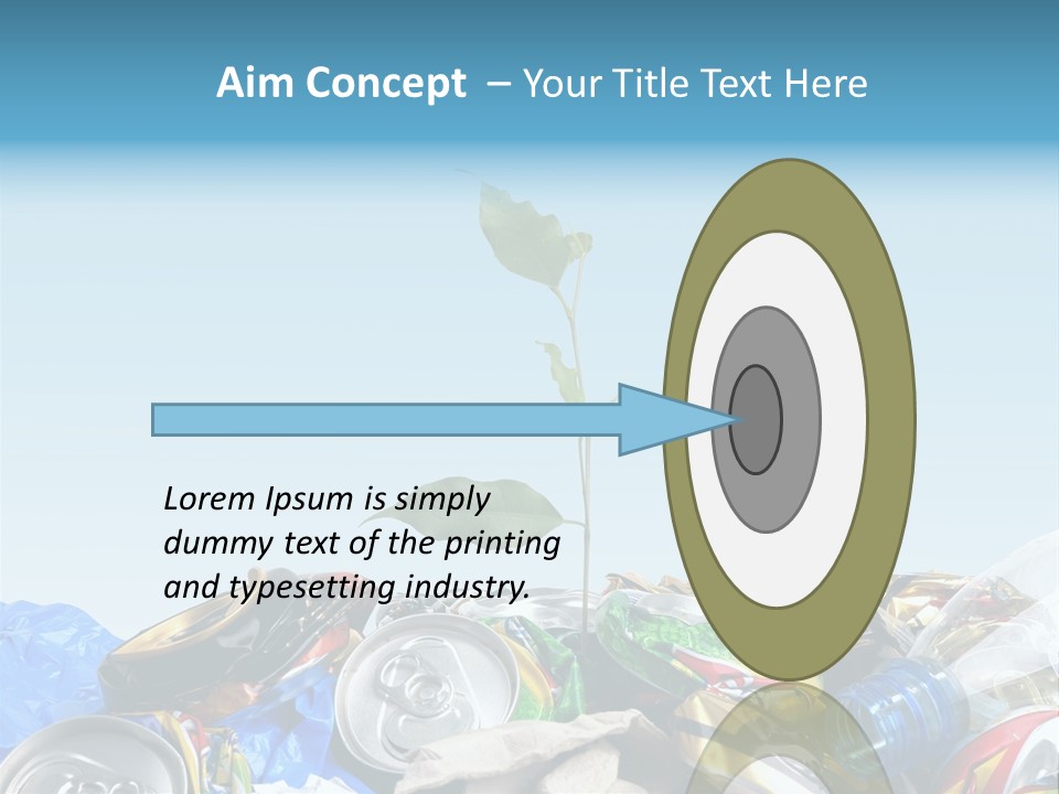 Used Concept Industrial PowerPoint Template