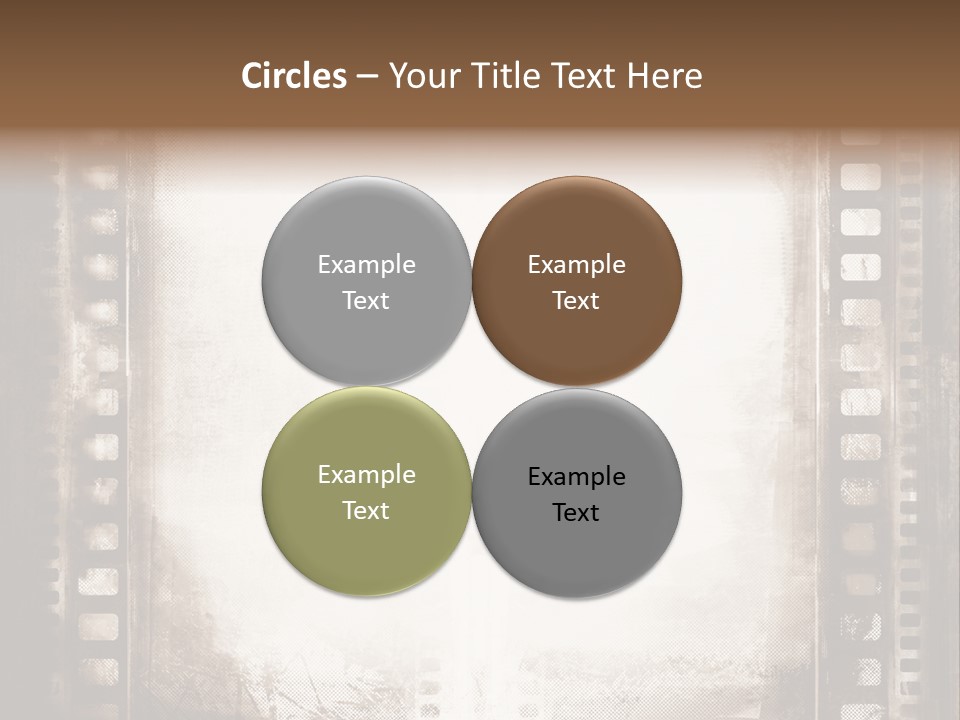 Film Entertainment Material PowerPoint Template