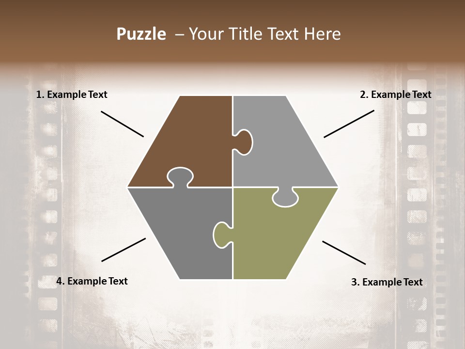 Film Entertainment Material PowerPoint Template