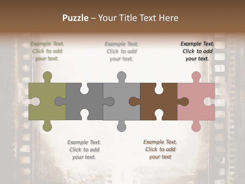 Film Entertainment Material PowerPoint Template