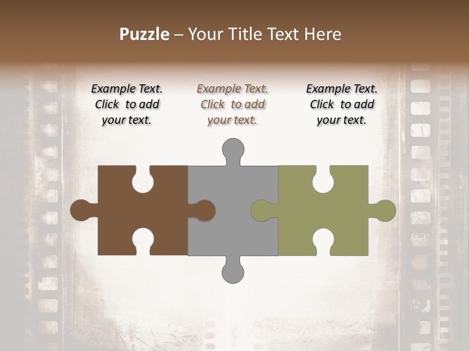 Film Entertainment Material PowerPoint Template