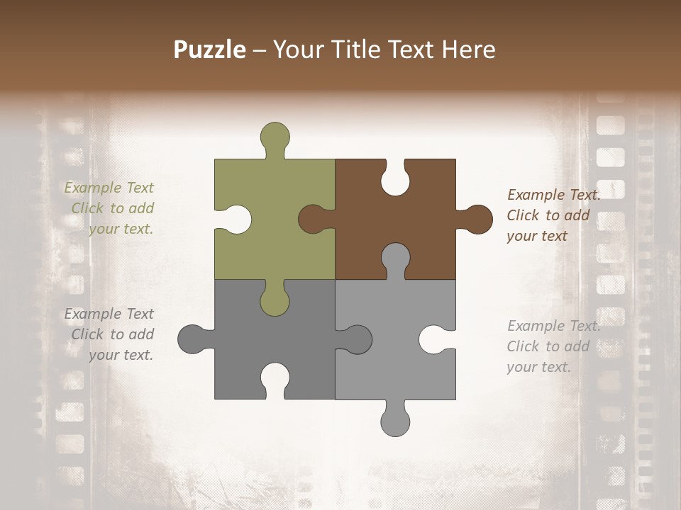 Film Entertainment Material PowerPoint Template