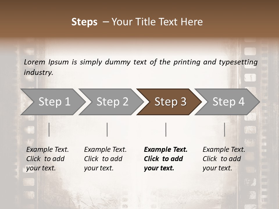 Film Entertainment Material PowerPoint Template