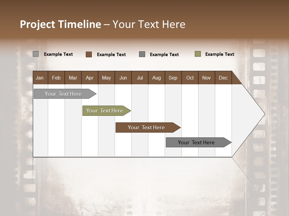 Film Entertainment Material PowerPoint Template