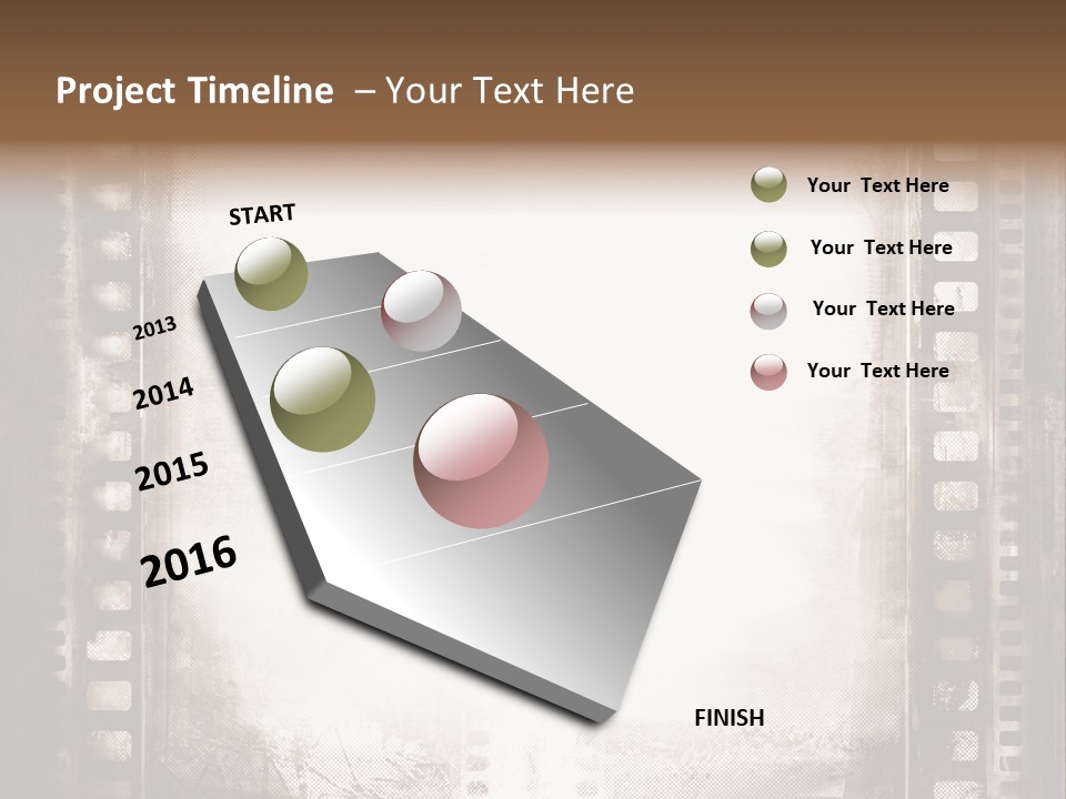 Film Entertainment Material PowerPoint Template
