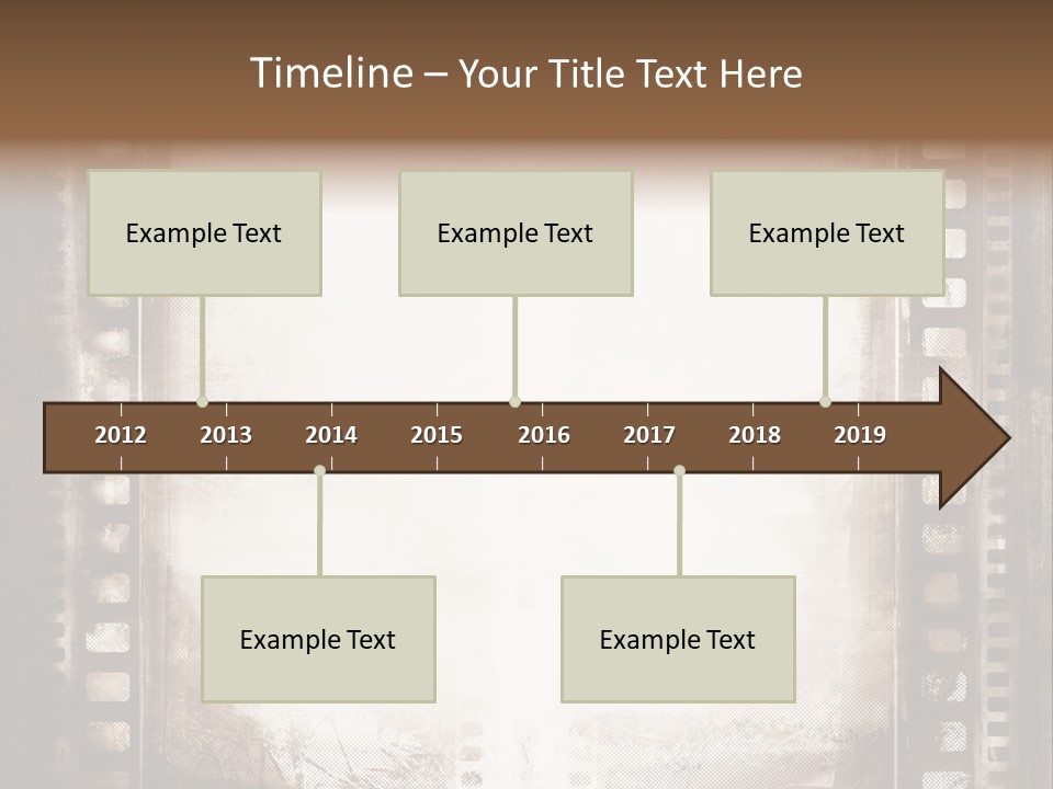 Film Entertainment Material PowerPoint Template