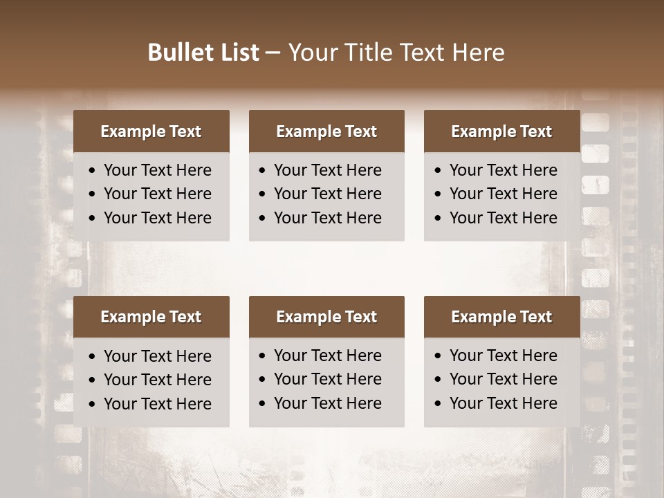 Film Entertainment Material PowerPoint Template