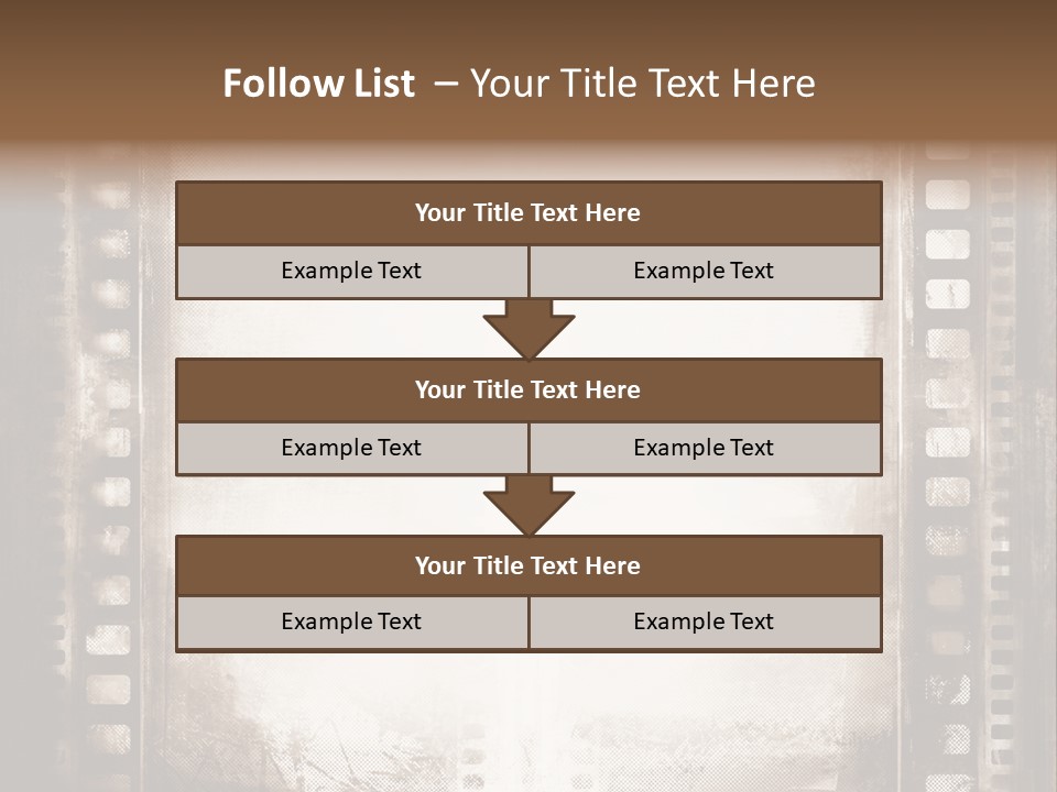 Film Entertainment Material PowerPoint Template