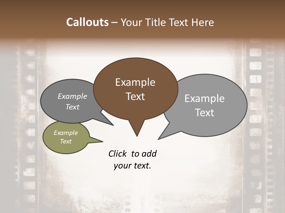 Film Entertainment Material PowerPoint Template