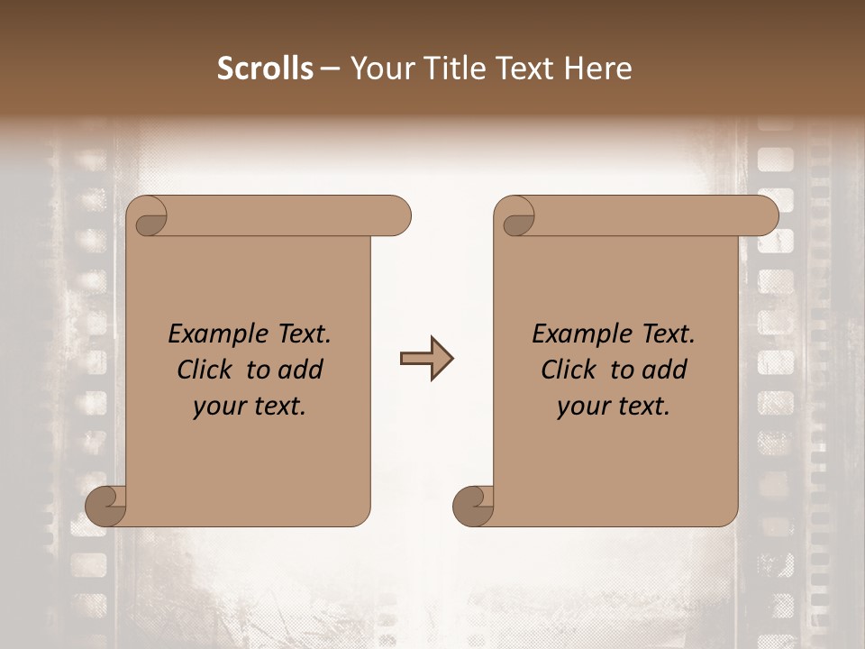 Film Entertainment Material PowerPoint Template