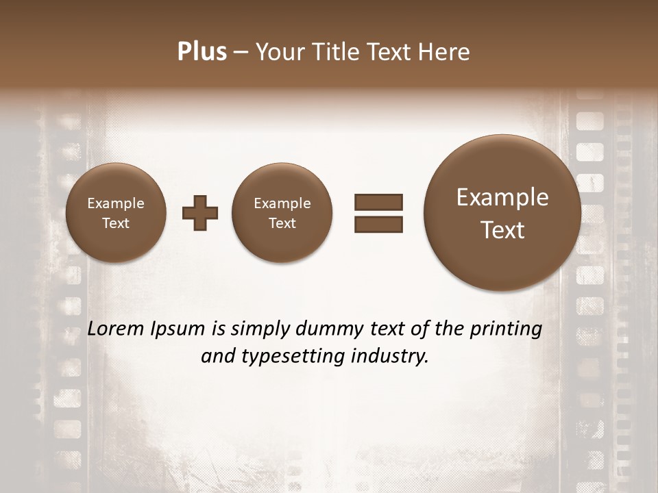 Film Entertainment Material PowerPoint Template