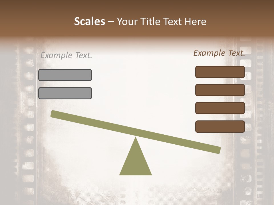 Film Entertainment Material PowerPoint Template